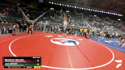 70 lbs Champ. Round 1 - Brantley Welling, Evanston Elite Wrestling Club vs Jack Brown, Torrington Wrestling Club