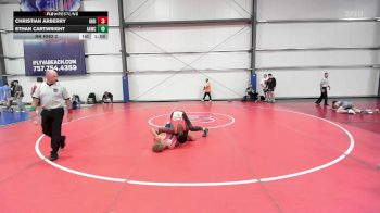 160 lbs Rr Rnd 2 - Christian Arberry, Indiana Outlaws Black vs Ethan Cartwright, All-American Wrestling Club HS