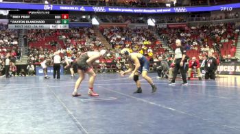 3A-190 lbs 5th Place Match - Trey Feist, North Scott vs Paxton Blanchard, Lewis Central