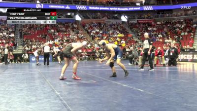 3A-190 lbs 5th Place Match - Trey Feist, North Scott vs Paxton Blanchard, Lewis Central