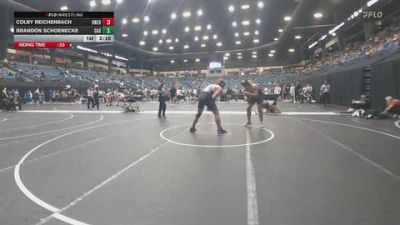 285 lbs Quarterfinal - Brandon Schoenecke, Carl Albert State vs Colby Reichenbach, Doane University
