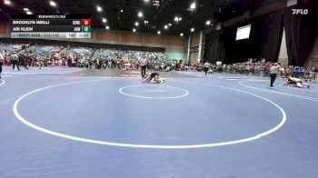 112-119 lbs Round 1 - Brooklyn Imelli, Spanish Springs Wrestling Club vs Ari Klein, Gold Rush Wrestling