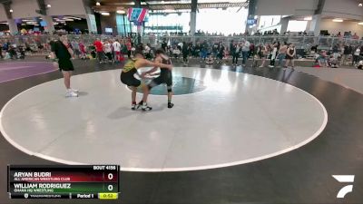 132 lbs 3rd Place Match - Aryan Budri, All American Wrestling Club vs William Rodriguez, Ohana HQ Wrestling