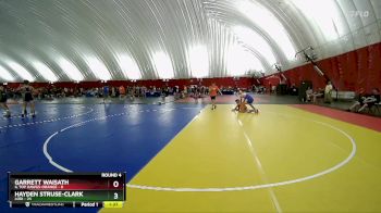 132 lbs Round 4 (6 Team) - Garrett Waisath, IL Top Dawgs-ORANGE vs Hayden Struse-Clark, Lodi