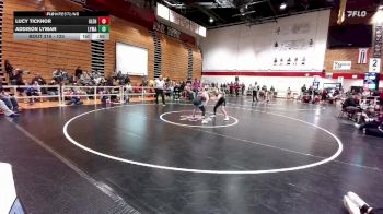 120 lbs Cons. Round 2 - Addison Lyman, Lyman vs Lucy Ticknor, Glenrock