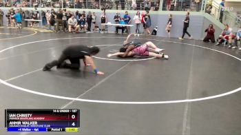 187 lbs Round 1 - Ahmir Walker, Chugach Eagles Wrestling Club vs Ian Christy, Pioneer Grappling Academy