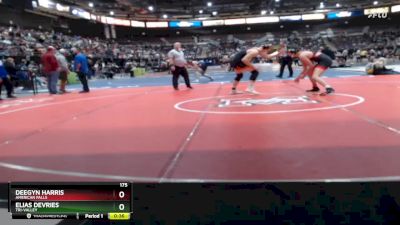 175 lbs Cons. Round 3 - Deegyn Harris, American Falls vs Elias Devries, Tri-Valley