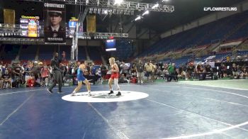 100 lbs Cons 16 #2 - Tristan Stafford, Arkansas vs Cameron Hines, Connecticut