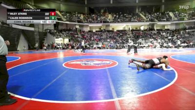 165-5A Cons. Round 2 - Riley Atkins, South Effingham vs Caleb Robinson, Lee County