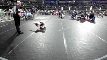 85 lbs Consi Of 16 #2 - Luke Barikian, All I See Is Gold Academy vs Andrew Roesch, High Pace Wrestling Club
