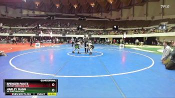 National 6-8 105 Quarterfinal - Spencer Foutz, Hickory Wrestling Club vs Harley Mann, Va Team Predators