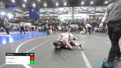 100 lbs Rr Rnd 3 - Connor Young, Husky Wrestling Club vs Kameron Mills, Piedmont