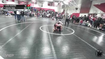 120 lbs Consolation 1st - Alina Sanchez, Rancho San Juan vs Anaceli Vega, Granada