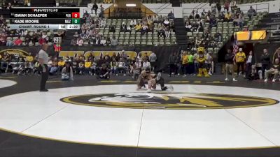 133 lbs Champ. Round 1 - Isaiah Schaefer, Purdue vs Kade Moore, Missouri