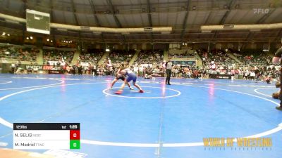 120 lbs Round Of 32 - Nathaniel SELIG, Nebraska Boyz vs Max Madrid, Team Tulsa Wrestling Club