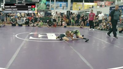 76 lbs Rr Rnd 1 - Kenny Groff, Wayne Danger - EL vs Camren Yantz, Dueling Bandits - EL