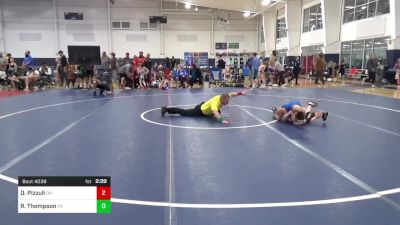 80-M lbs Quarterfinal - Dominic Pizzuli, OH vs Rocco Thompson, PA