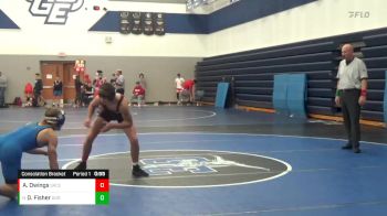 132 lbs Consolation Bracket - Dawson Fisher, Goddard vs Abram Owings, Salina Central