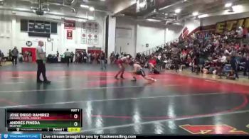 170 lbs Cons. Round 2 - Jose Diego Ramirez, Calvary Chapel Downey vs Andres Pineda, Beckman