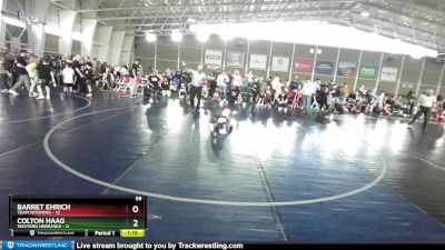 59 lbs Quarters & Wb (16 Team) - Barret Ehrich, Team Wyoming vs Colton Haag, Western Nebraska