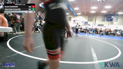 3rd Place - Elan Garrison, Coweta Tiger Wrestling vs Grayson Schafer, Bartlesville Wrestling Club