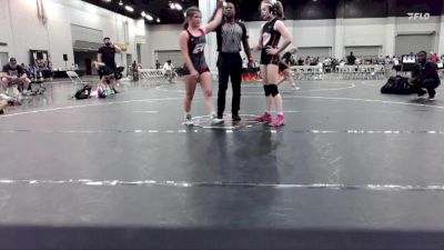 128 lbs Round 6 (10 Team) - Mollie Blades, Backyard Brawlers Pink vs Abbigail Meyer, MF Angels