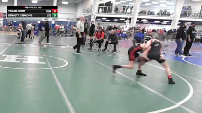 77 lbs Consi Of 16 #2 - Tegan Rehm, Team Tugman vs Emmett Cedrone, Litchfield