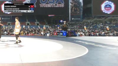 120 lbs Champ. Rd Of 64 - Kaden Sergio, Iowa vs Colton Schultz, Illinois