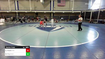 125 lbs Quarterfinal - Cooper Flynn, Virginia Tech-Unattached vs Reese Fry, Brown University