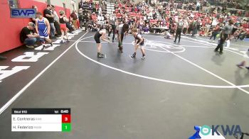 64 lbs Quarterfinal - Easton Contreras, Raw Wrestling Club vs Hollis Federico, Muskogee Rougher Youth Wrestling