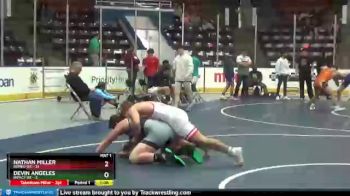 167 lbs Round 2 (6 Team) - Nathan Miller, Romeo WC vs Devin Angeles, Impact WC