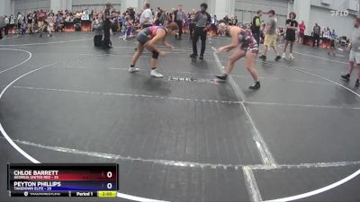 155 lbs Round 1 (8 Team) - Chloe Barrett, Georgia United Red vs Peyton Phillips, Takedown Elite