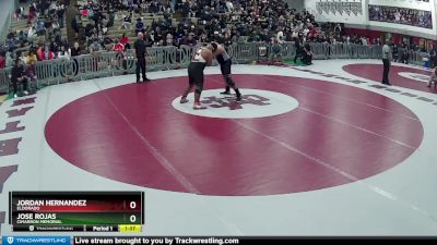 285 lbs Quarterfinal - Jose Rojas, Cimarron Memorial vs Jordan Hernandez, Eldorado