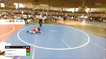 58 lbs Consi Of 4 - Easton Palmer, Montrose Elite Wrestling vs Zeryn Gomez, Steel City Reloaded WC