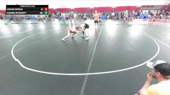 113 lbs Round 3 (8 Team) - Logan Bozile, Oconto Falls vs Kaiden Dykhoff, United North Central