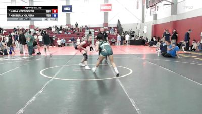 122 lbs 5th Place - Kaila Keesecker, Tdwc vs Kimberly Olaeta, Venom Girls Wrestling