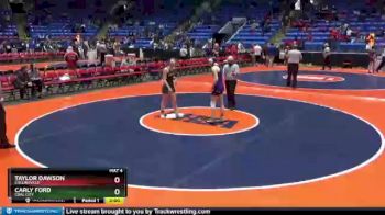 125 lbs Quarterfinal - Carly Ford, Coal City vs Taylor Dawson, Collinsville