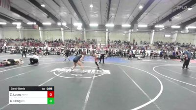 116 lbs Consolation - Zariah Lopez, Montrose Elite vs Karisa Craig, Rifle