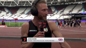 Josh Kerr on the NEW Mile WORLD RECORD! He Reacts with the Athlete's Lounge Following History