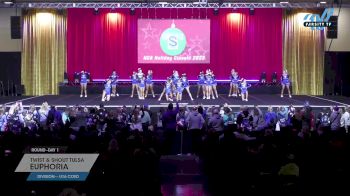 Twist & Shout Tulsa - Euphoria [2023 L4 - U16 Coed Day 1] 2023 NCA Holiday Classic