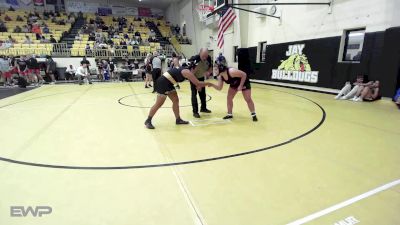 170 lbs Consolation - Lilly Costa, Union Girls JH vs Chevelle Rowley, Jay Junior High