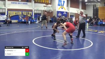 132 lbs Prelims - Sean Gilhooly, Regis Jesuit vs Cameron Owen, Paloma Valley