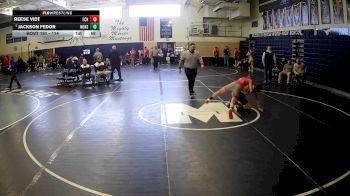 114 lbs Cons. Round 2 - Reese Vidt, Fort Cherry Hs vs Jackson Fedor, Northwestern Hs
