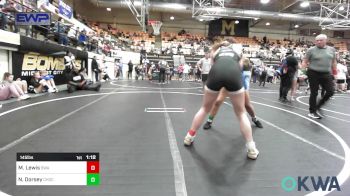 145 lbs Rr Rnd 3 - Marley Lewis, Shelton Wrestling Academy vs Nevaeh Dorsey, Choctaw Ironman Youth Wrestling