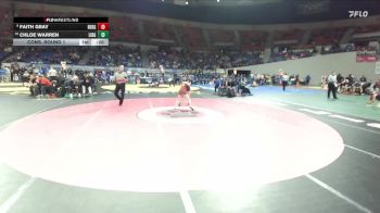 6A/5A Girls 100 Cons. Round 1 - Faith Gray, Redmond Girls vs Chloe Warren, Liberty Girls