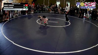 45-48 lbs Round 2 - Emmitt Bishop, Conneaut Eagles vs Mason Evans, North Allegheny