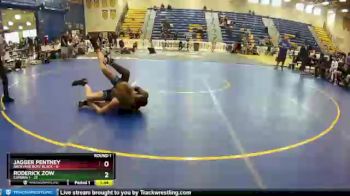 138 lbs Round 1 (8 Team) - Roderick Zow, Camden 1 vs Jagger Pentney, Backyard Boyz Black