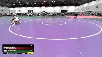 157 lbs Champ. Round 2 - Gable Gross, St. Pius X (Kansas City) vs Jaxon Kerans, Ozark