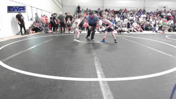 55 lbs Semifinal - Kyler Douglas, Sallisaw Takedown Club vs Clay Hubler, Warner Eagles Youth Wrestling