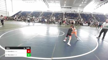 78 lbs Rr Rnd 2 - Cash Sanders, Stout Wrestling Academy vs Royce Morales, BlackCat WC